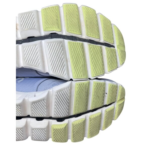 On Cloud X 3 Women's Size 8.5 Nimbus/White & Purple Running  Walking Shoes - Picture 11 of 12